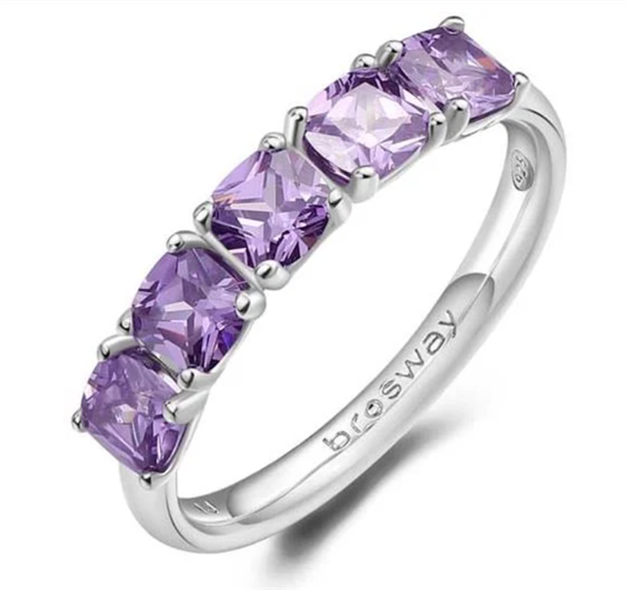 Anneau Brosway Femme FANCY MAGIC PURPLE in Argent FMP24B - FMP24B
